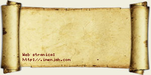 Vojislava Bakić vizit kartica